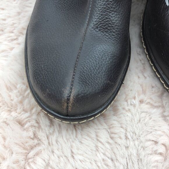 Sofft dark brown leather one buckle 3.5” heel - Picture 3 of 9